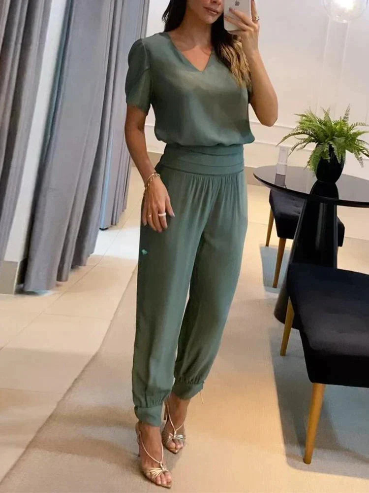 Women's Casual and Elegant Two-Piece Set