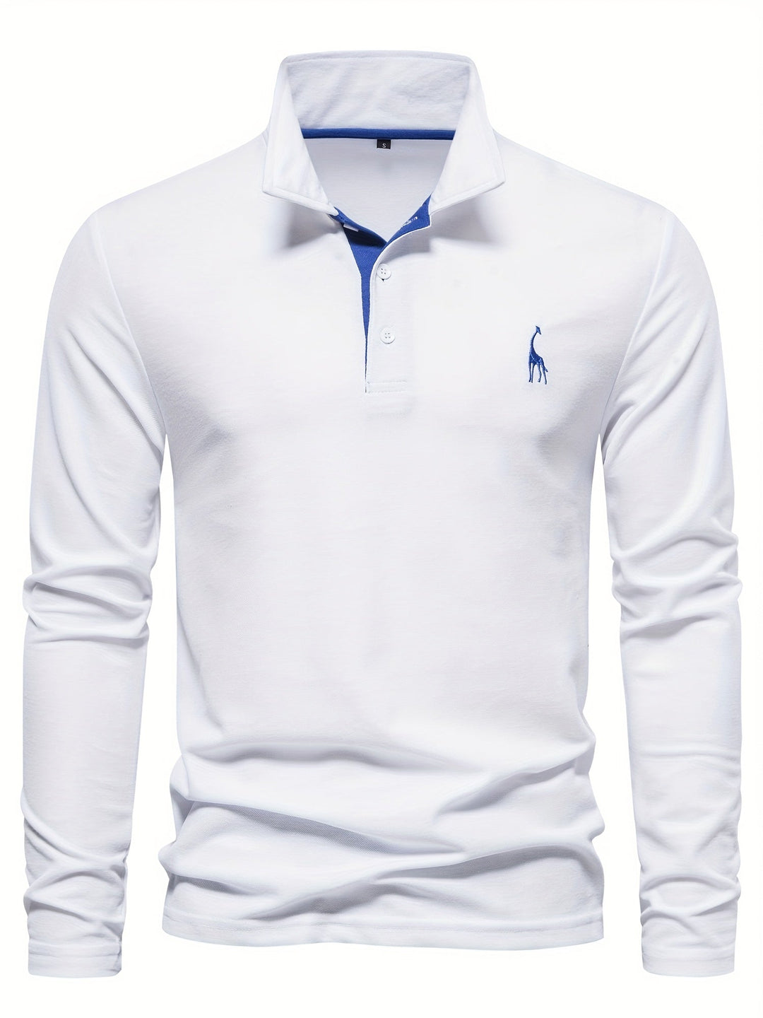 Comfortable Men's Long-Sleeved Polo Shirt