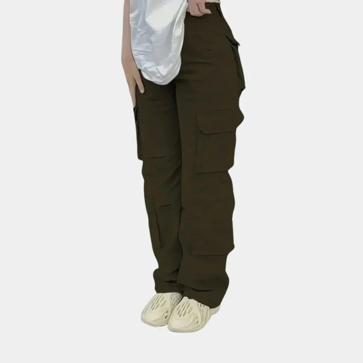 Women's High-Waist Cargo Pants