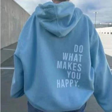 Women's Hoodie with Motivational Print