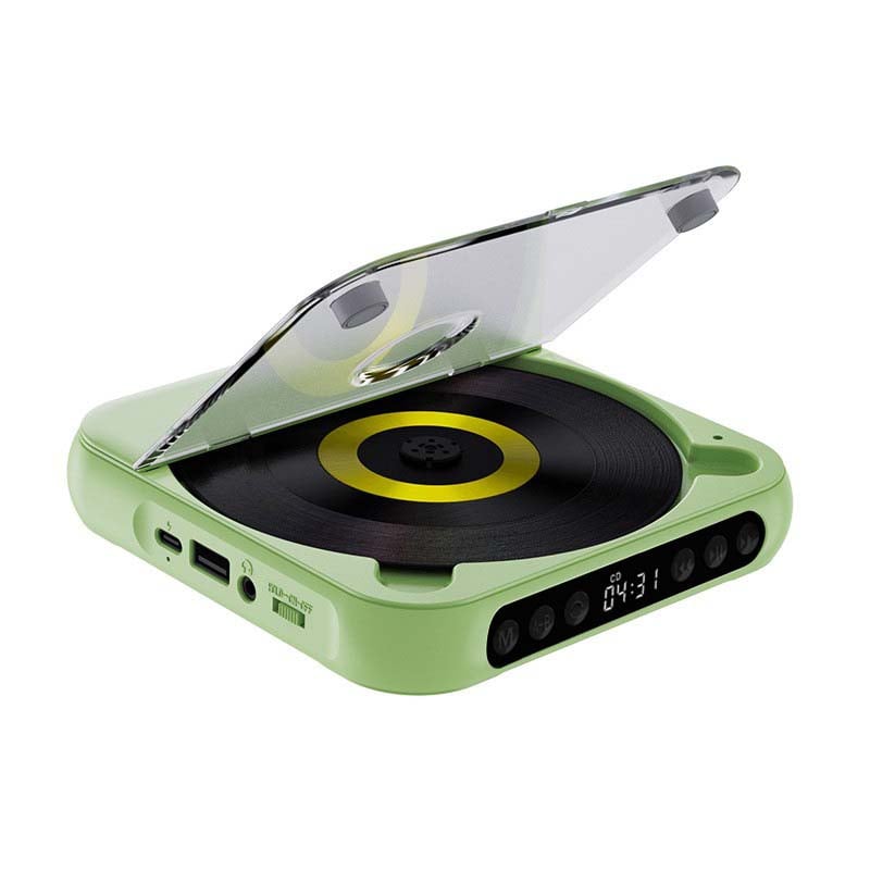 Portable Bluetooth CD Player with Hi-Fi Sound in 4 Colors
