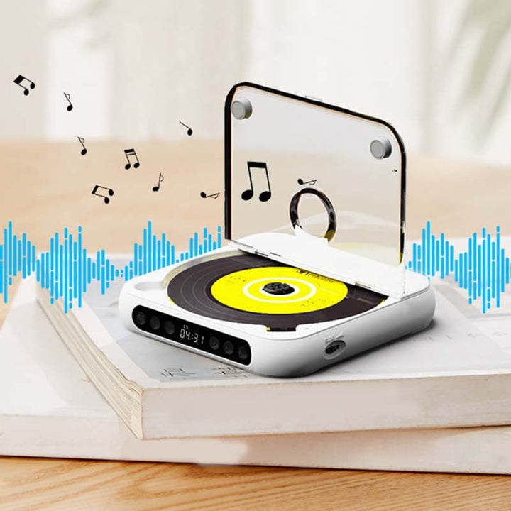Portable Bluetooth CD Player with Hi-Fi Sound in 4 Colors