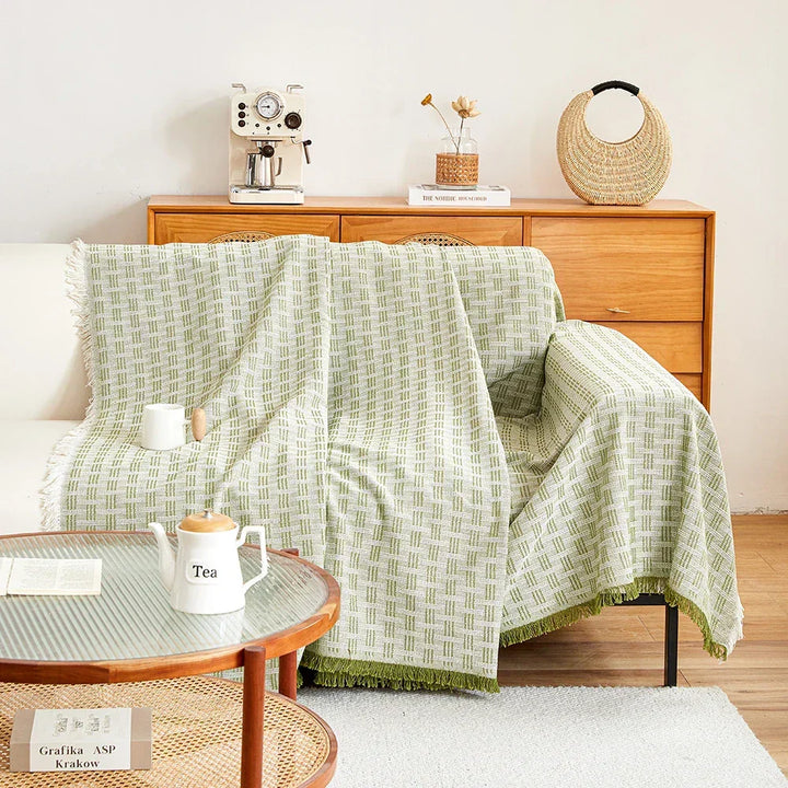 LuxeHome Sofa Cover - Reversible Design - Extra Large
