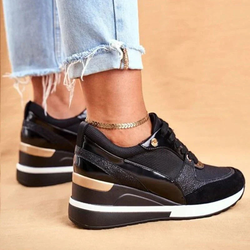 Lightweight Knit Sneakers with Arch Support and Memory Foam