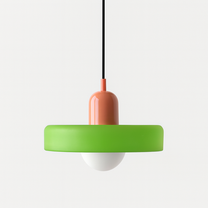 Bauhaus Pendant Light in Colored Glass