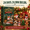 Mini Building Block Advent Calendar with 24 Christmas Kits to Build and Hang