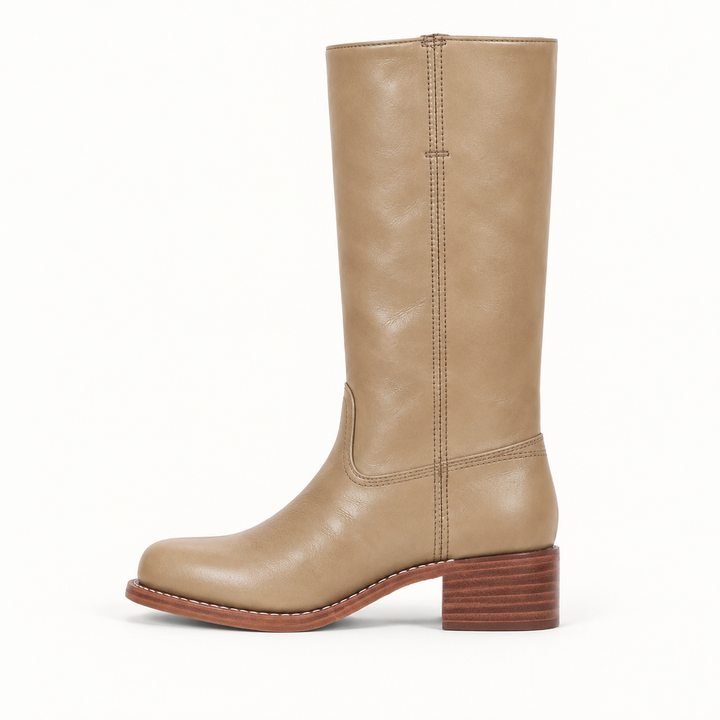 Women's Leather Boots – Exclusive, Luxurious, High-Quality Leather, Casual for Home and Outdoors