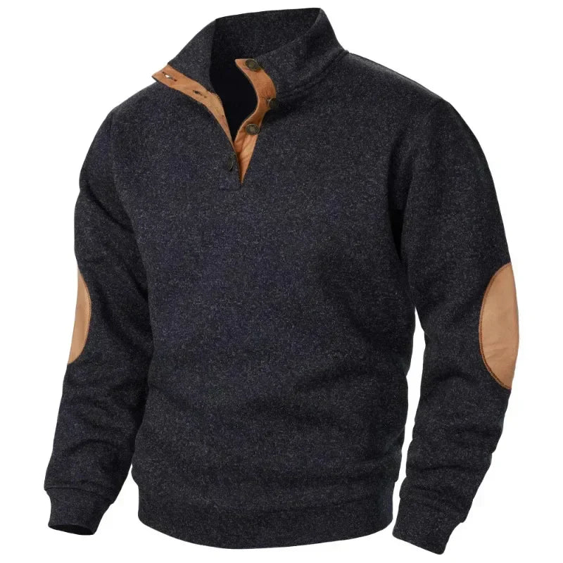 Men's V-Neck Sweatshirt – Outdoor & Casual Style