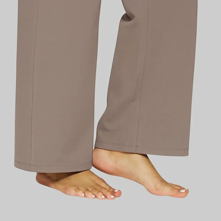 Women's High-Waisted Stretch Pants – Comfortable Pull-On Pants