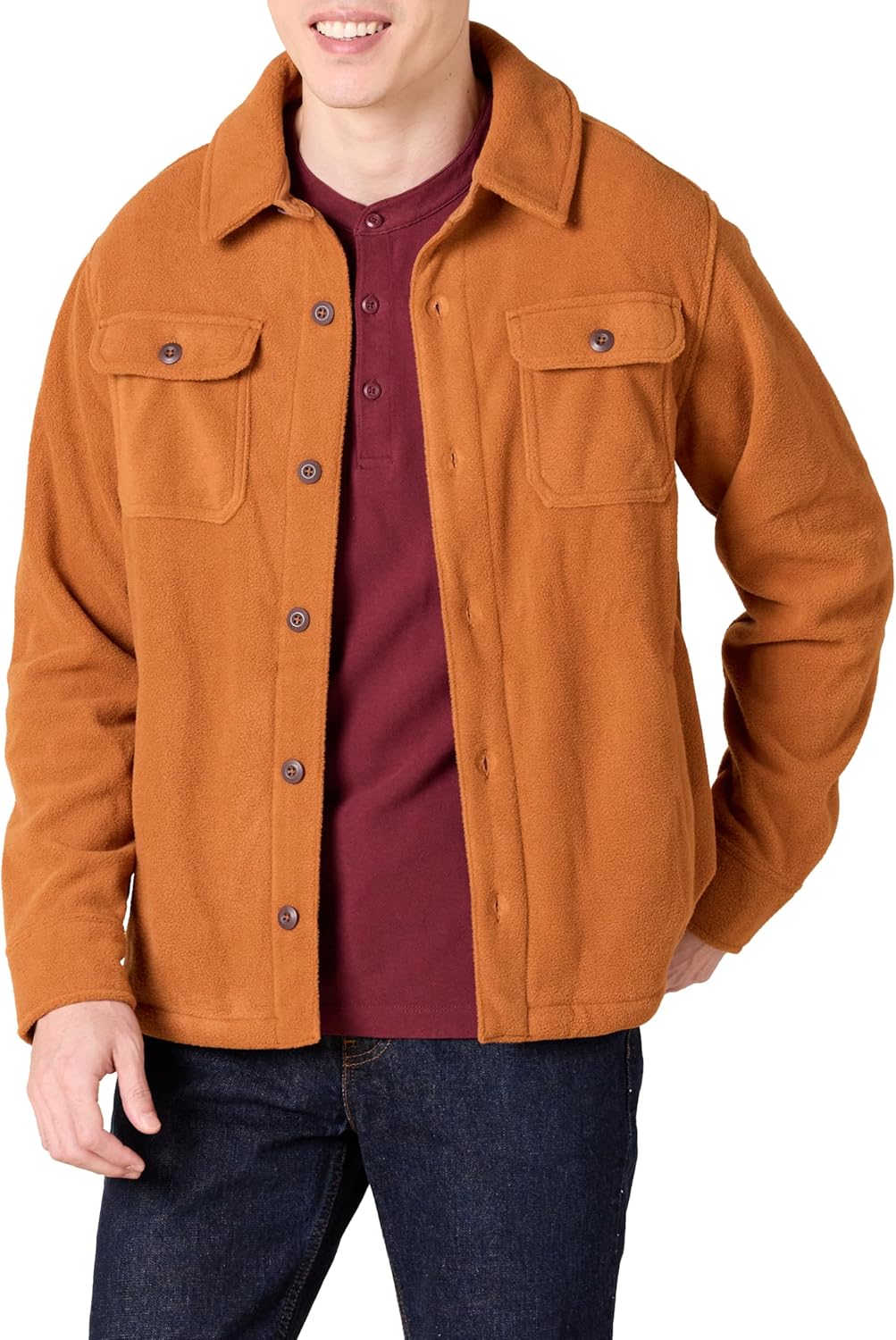Men's Fleece Overshirt for Spring 2026 – Max
