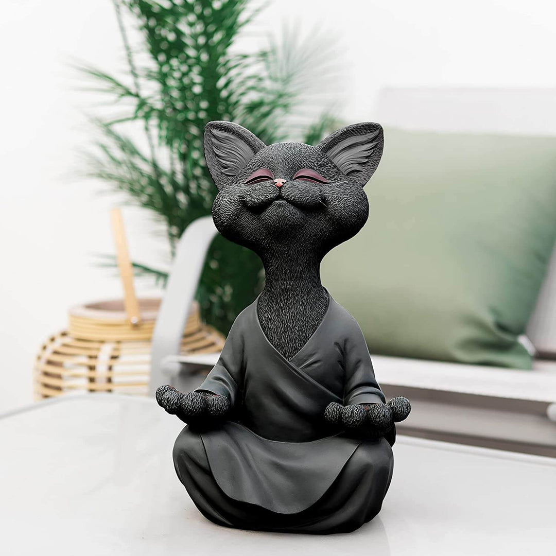Buddha Cat Figurine