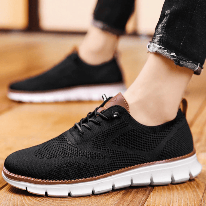 Breathable & Ultra-Comfortable Men's Sneakers in a Minimalist Design – Elias