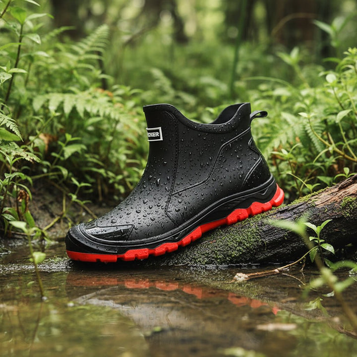 Women's Waterproof Rubber Wellies with Non-Slip Sole