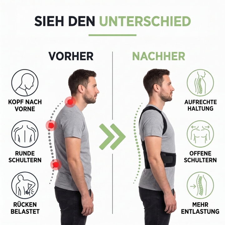 Adjustable Upper Back Posture Corrector with Breathable Mesh