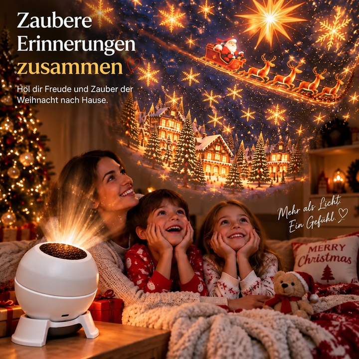 Christmas Projector Night Light for Walls and Ceilings – USB-Powered Holiday Decor