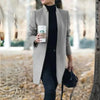 Women’s Stand-Collar Winter Coat – Elegant Over-Layer with Classic Warmth