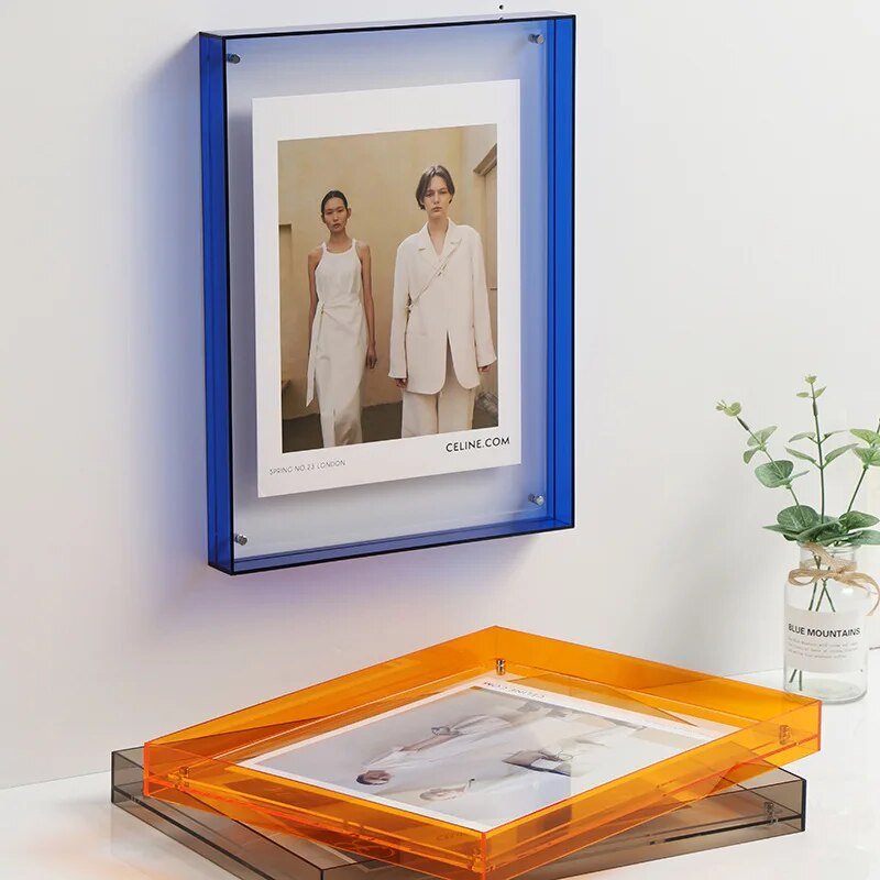 Colorful Clear Acrylic Photo Frames – FramePop