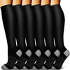 Compression Socks Support and Moisture Wicking Knee-High Reinforced Heel