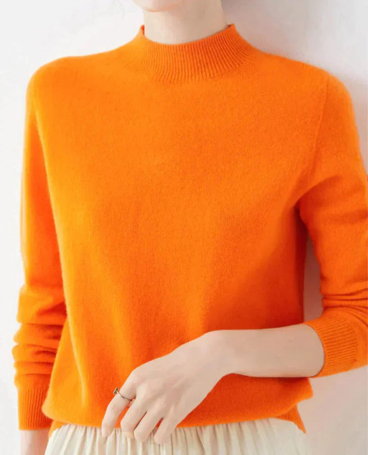 Cashmere Sweater with Crew Neck for Women