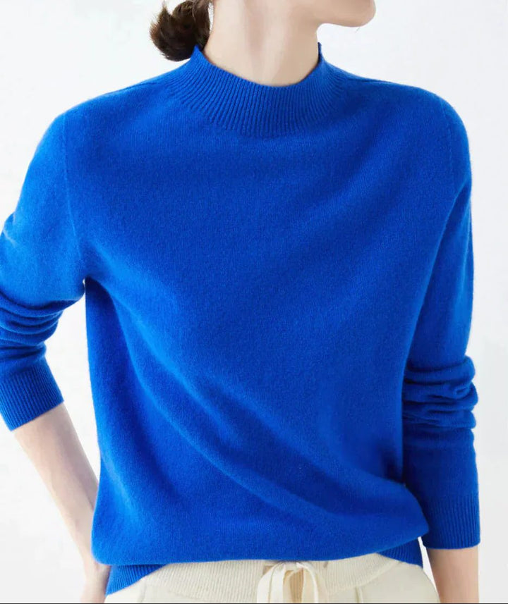 Cashmere Sweater with Crew Neck for Women