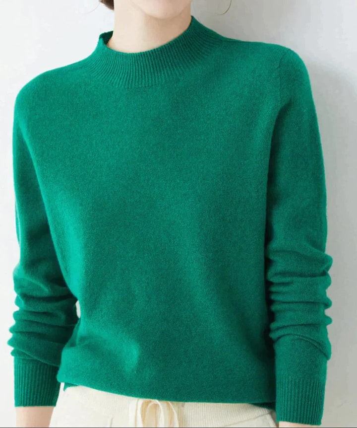 Cashmere Sweater with Crew Neck for Women