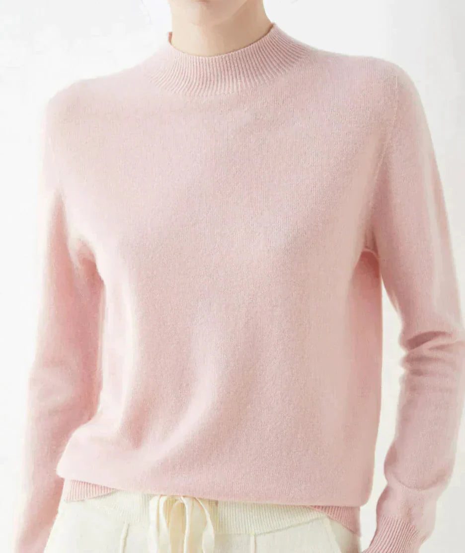 Cashmere Sweater with Crew Neck for Women