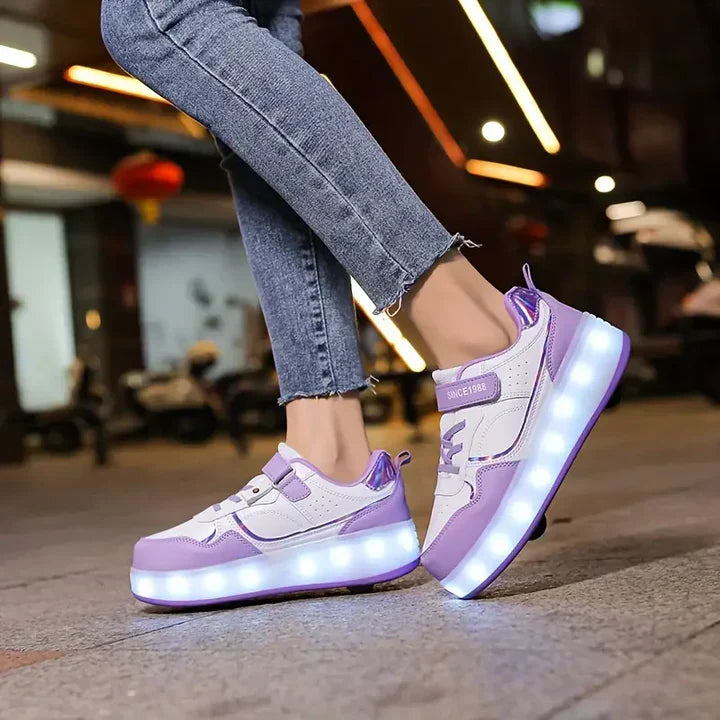 Kids' Light-Up Roller Shoes