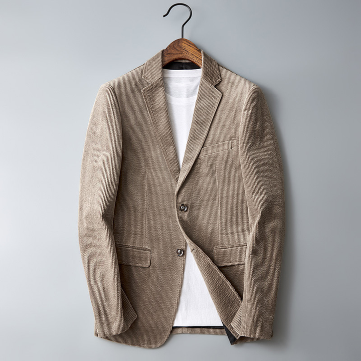 Elegant Men's Corduroy Blazer - Vincent