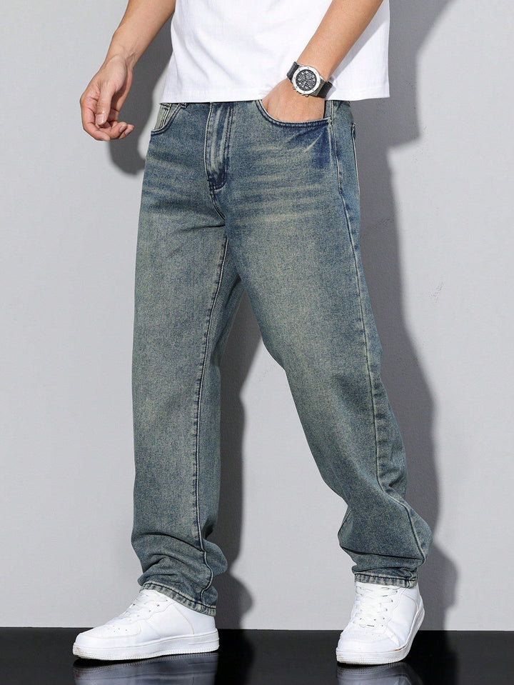 Casual Men's Straight-Leg Jeans – Mailand