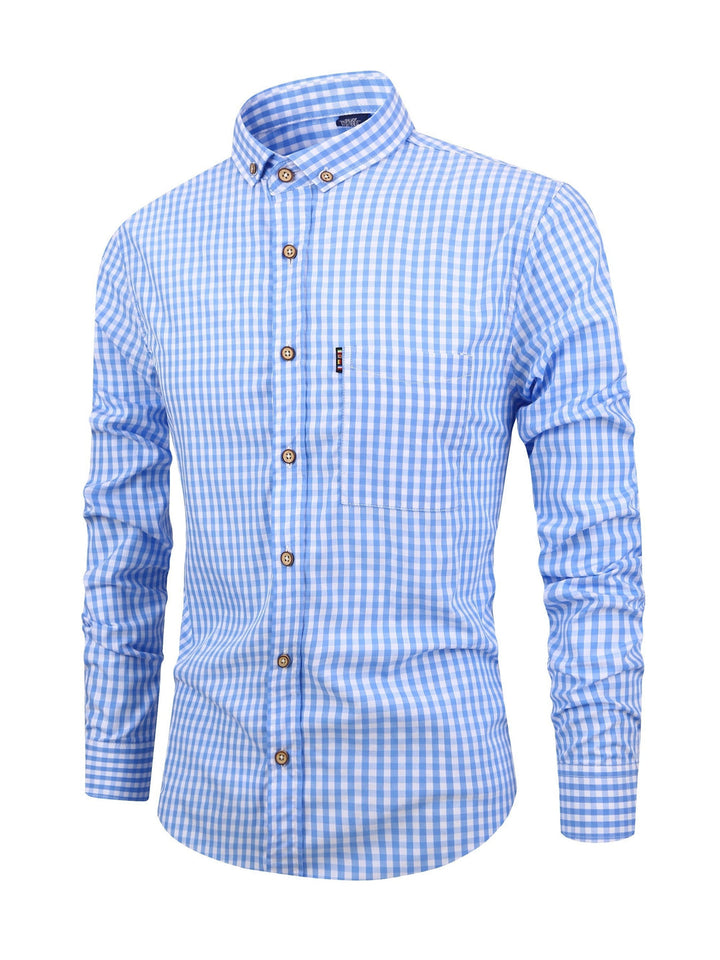 Men's Plaid Shirt with Comfortable Fit – Jules