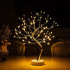 Desk Lamp Bonsai Tree with Flexible Branches and Warm White LED Lights Mid Century Modern