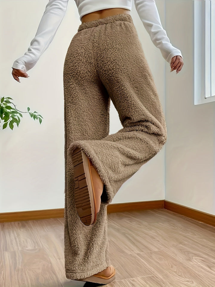 Women's Soft Teddy Sherpa Lounge Pants – Noémie