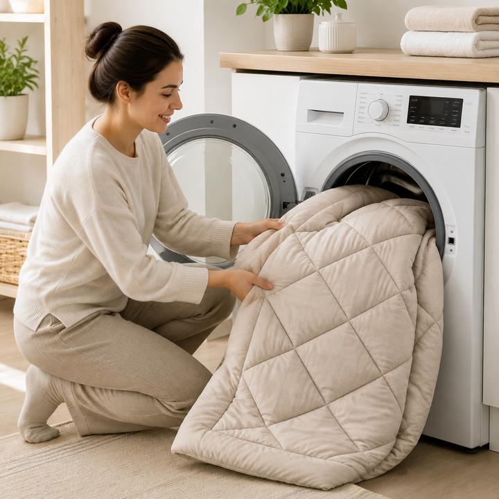 2-in-1 Quilted Comforter – No Duvet Cover Needed