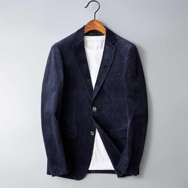 Elegant Men's Corduroy Blazer - Vincent