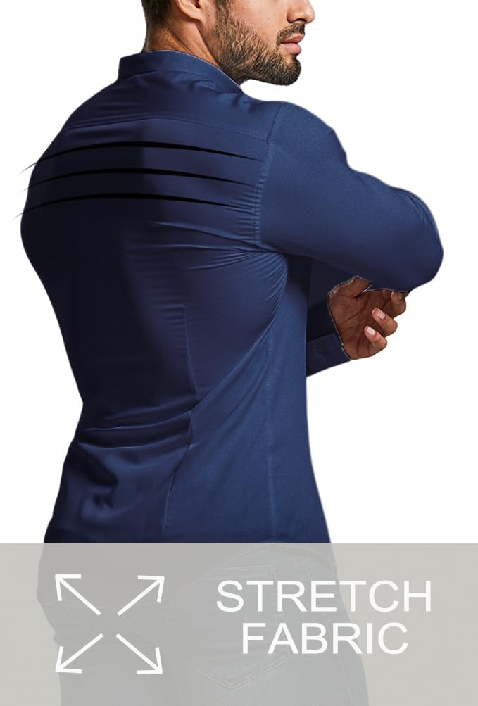 Men's Slim-Fit Wrinkle-Free Shirt for Spring 2026 – David