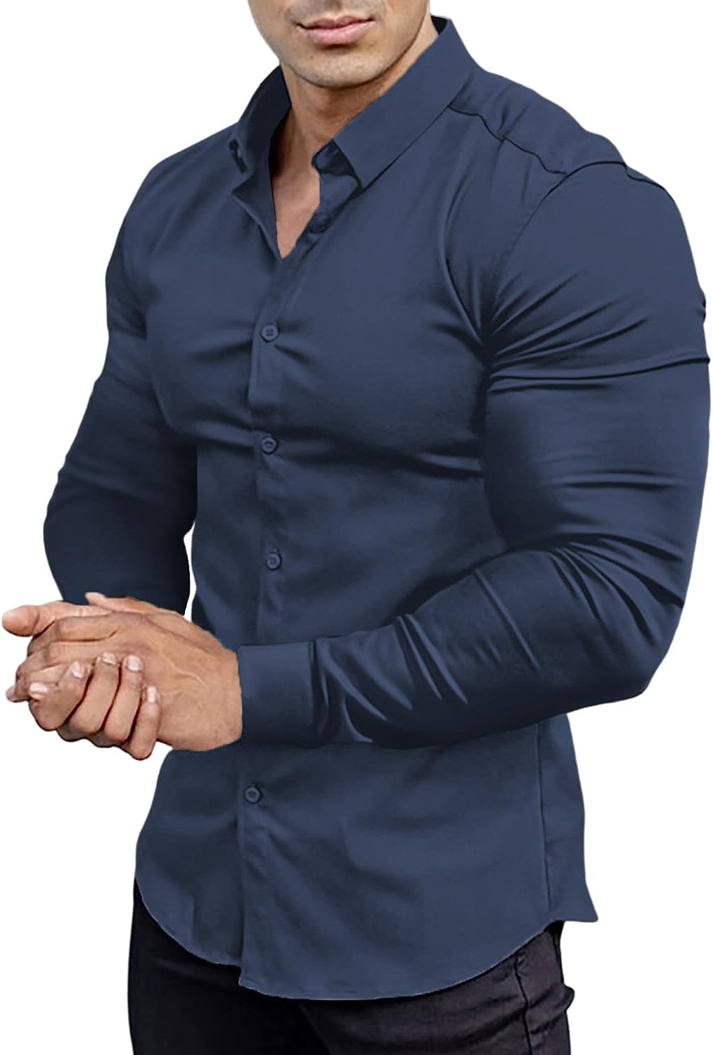 Men's Slim-Fit Wrinkle-Free Shirt for Spring 2026 – David