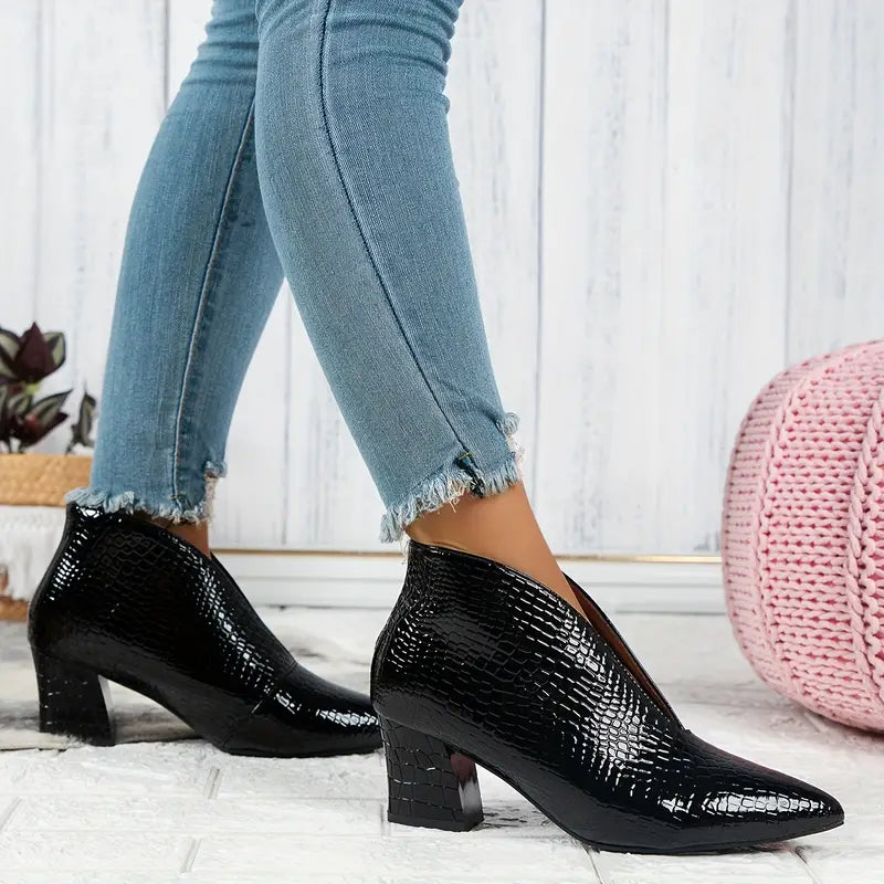 Women's Pointed-Toe Stiletto Ankle Boots