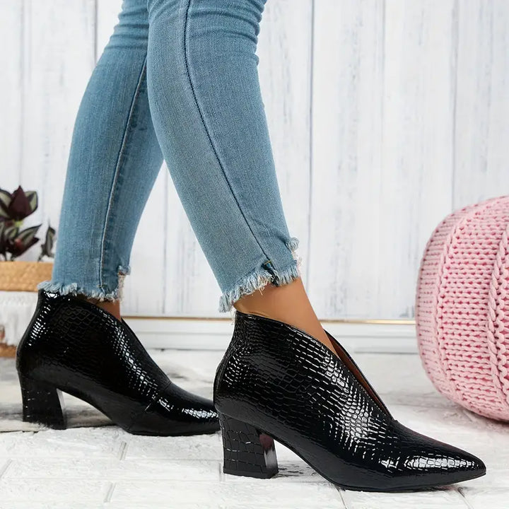 Women's Pointed-Toe Stiletto Ankle Boots