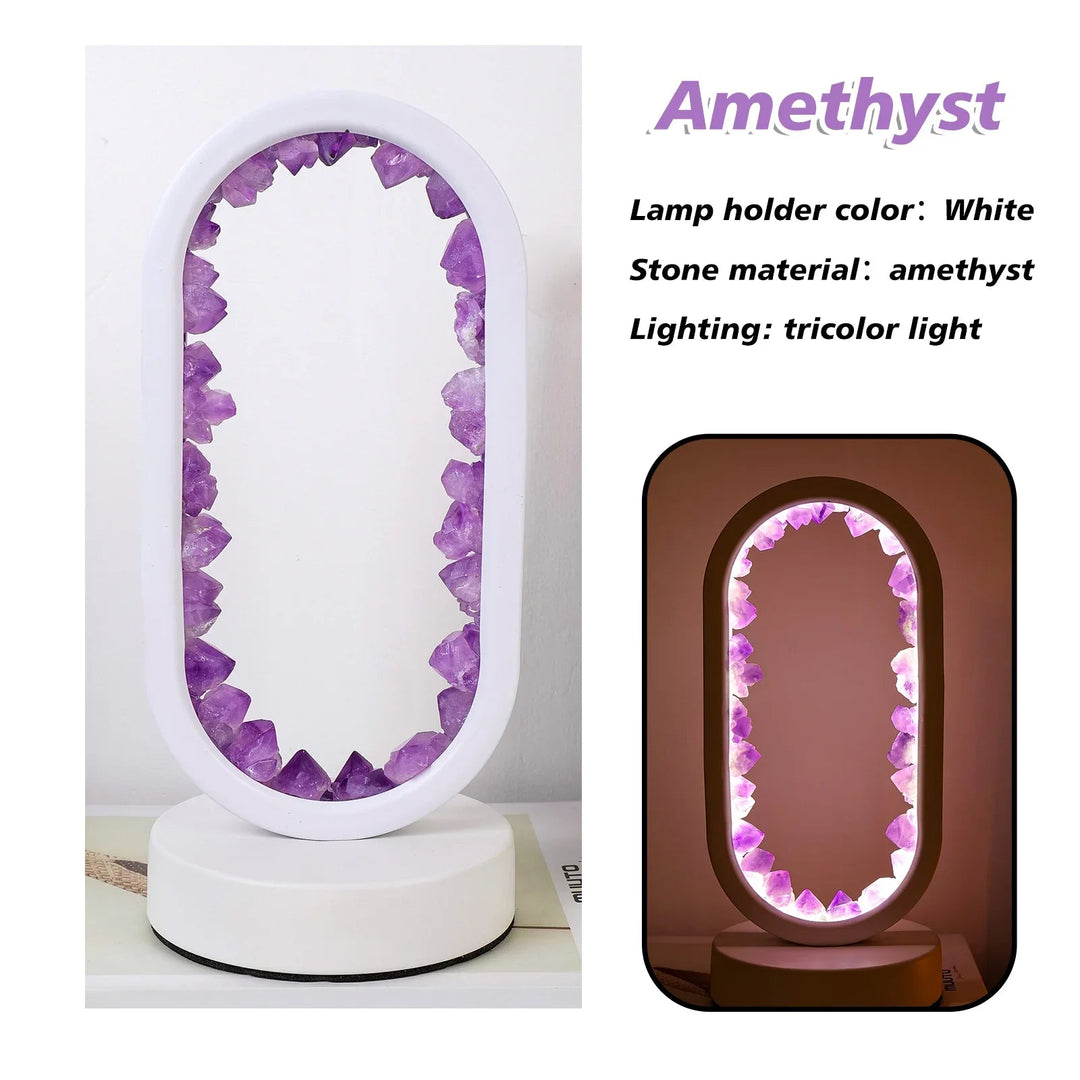 Handmade Amethyst Lamp - Serenith