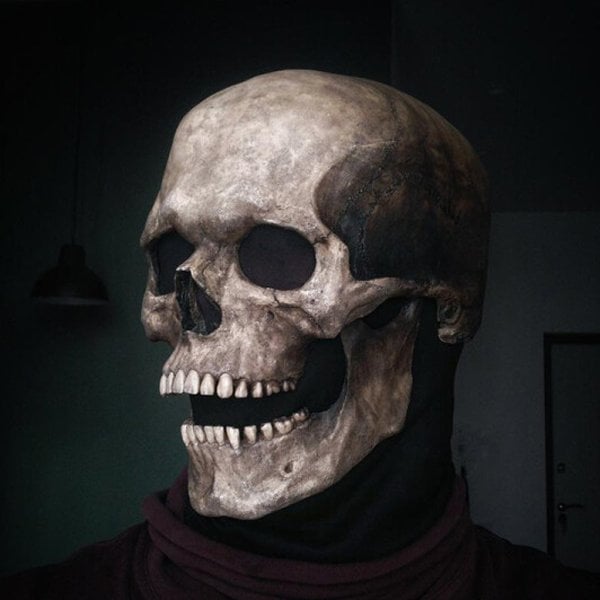 Skull Mask — Spread Fear in Every Room with Realistic Details and All-Night Comfort