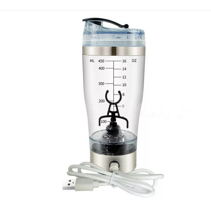 Electric Protein Shake Shaker Bottle with Motorized Mixer USB Powder Drink Blender for Sports