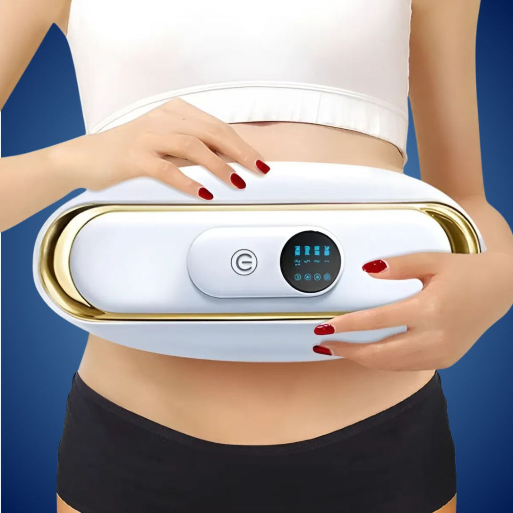 “Electric Slim Belt with EMS, Heat, Improved Circulation, Burns Belly Fat, Provides a Waist-Slimming Effect”