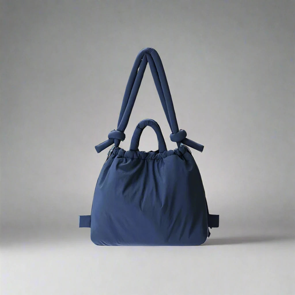 Unique Puffer Handbag with Trendy Volume - Riva