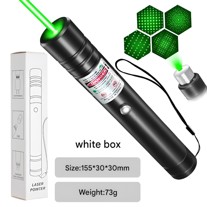 Long-Distance Precision Laser Pointer
