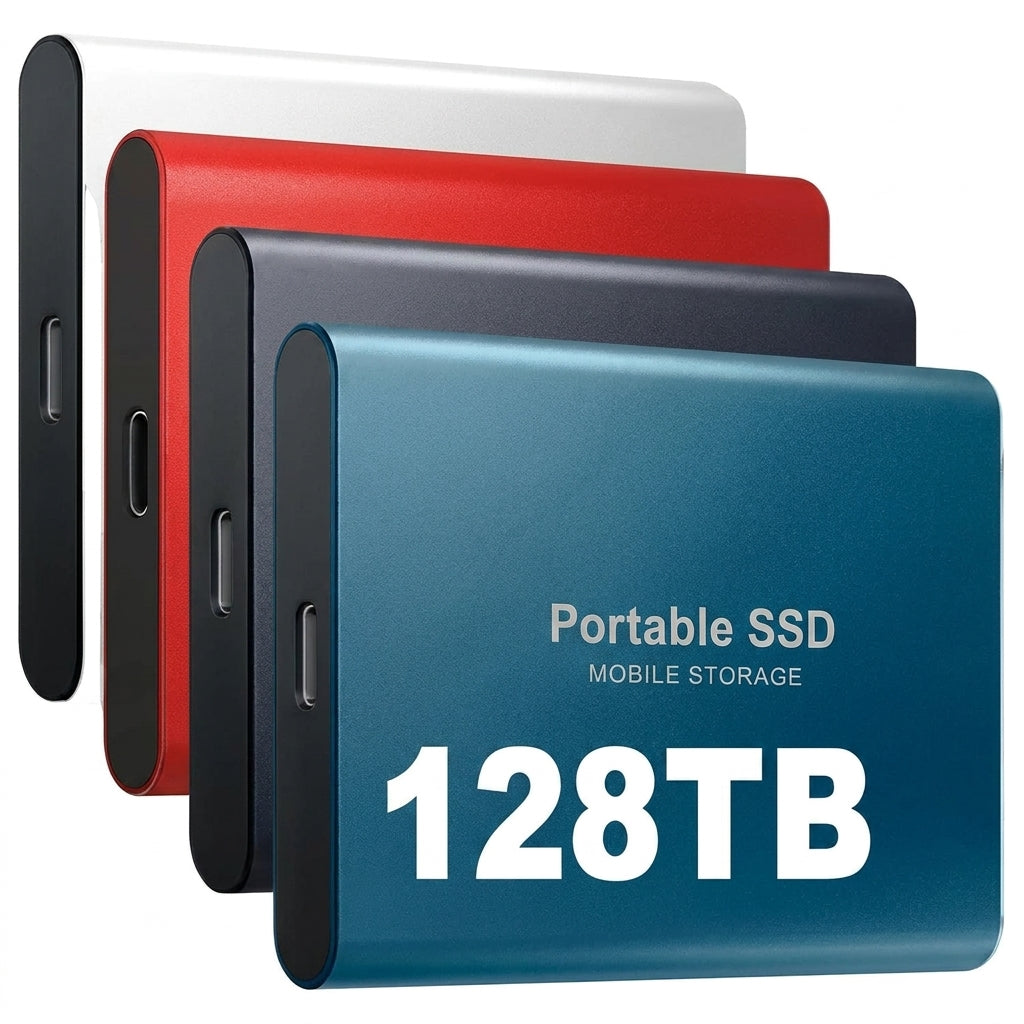 128 TB External SSD – Compact, Fast Portable SSD