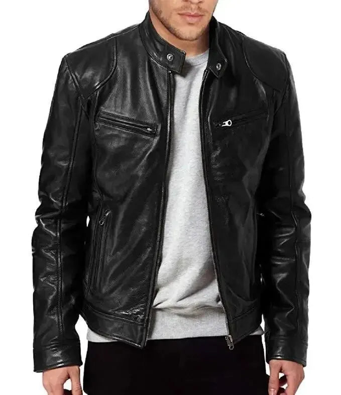 Men's Faux Biker Jacket