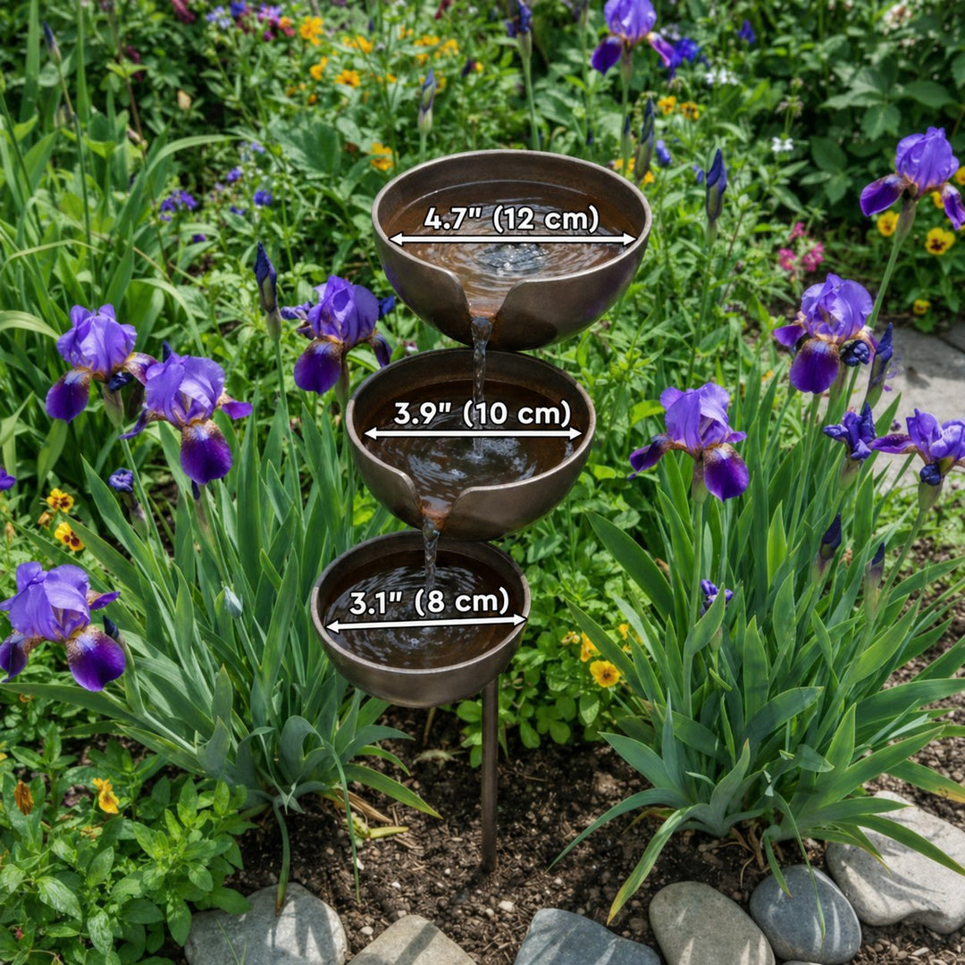 Rain Collector Bird Bath - Natural Water Source for Birds and Bees