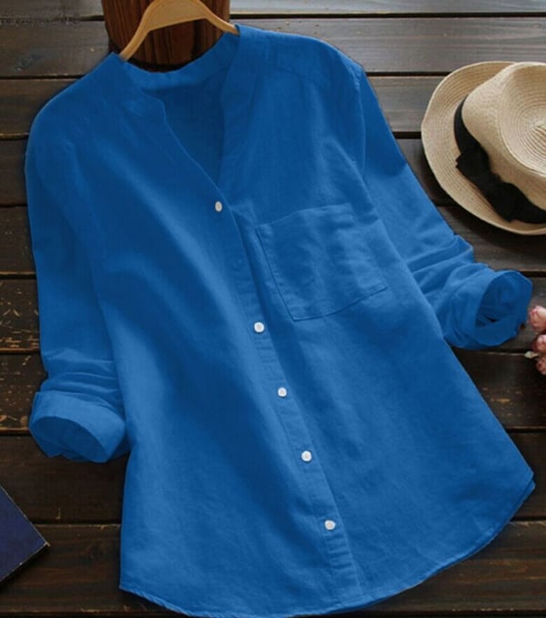 Women's Button-Down Blouse.
