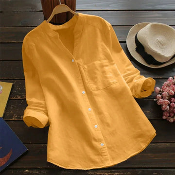 Women's Button-Down Blouse.