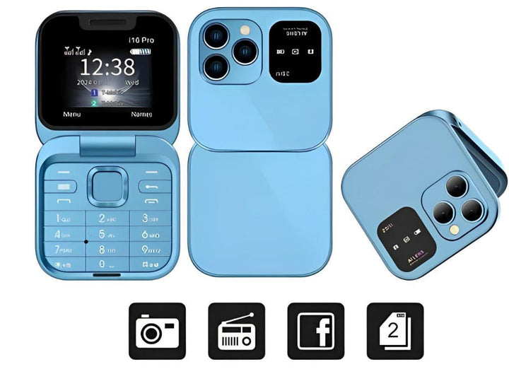 Foldable Dual SIM Phone zaxx
